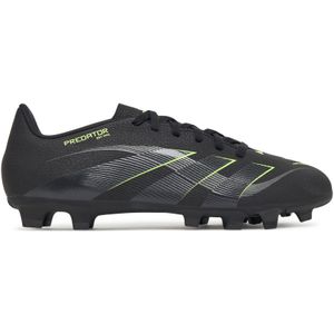 adidas Uniseks-Volwassen PREDATOR CLUB Firm Ground/Multi Ground Football Boots, Core Black/Carbon/Lucid Lemon, 42 EU