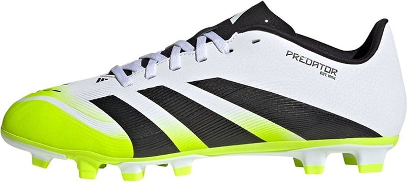 adidas Predator CLUB - Voetbalschoenen - Cloud White / Core Black / Lucid Lemon