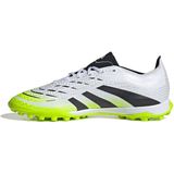 adidas Uniseks-Volwassen PREDATOR LEAGUE Turf Football Boots, Cloud White/Core Black/Lucid Lemon, 38 2/3 EU