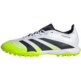 adidas Uniseks-Volwassen PREDATOR LEAGUE Turf Football Boots, Cloud White/Core Black/Lucid Lemon, 38 2/3 EU
