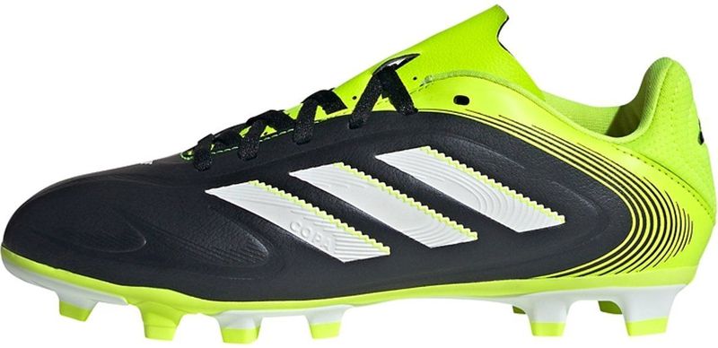 adidas Copa Pure III Club - Voetbalschoenen - Zwart Wit Neongeel - Geschikt voor Gras en Kunstgras