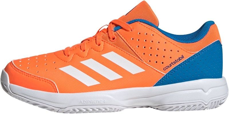 adidas Performance Court Stabil - Schoenen - Oranje - Synthetisch Bovenwerk - Lichtgewicht EVA Middenzool