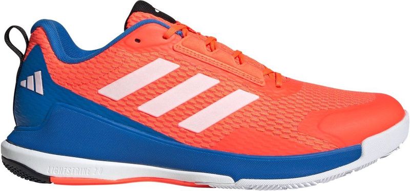 adidas - Novaflight 2 - Badmintonschoenen - Wit - Kunststof