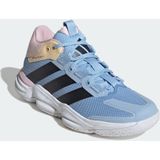 adidas Performance Court Stabil Indoor Sneakers - Blauw - Textiel/Synthetisch