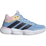 adidas Performance Court Stabil Indoor Sneakers - Blauw - Textiel/Synthetisch