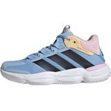 adidas Performance Court Stabil Indoor Sneakers - Blauw - Textiel/Synthetisch