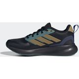 adidas - RUNFALCON 5 KIDS - Runningschoenen - Core black/Kaki/Preloved Teal