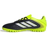 adidas - Copa Pure 3 Club TF - Voetbalschoenen - Core Black/White/Lucid Lemon - Synthetisch Bovenwerk