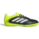 adidas - Copa Pure 3 Club TF - Voetbalschoenen - Core Black/White/Lucid Lemon - Synthetisch Bovenwerk