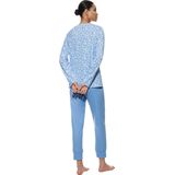 Mey - Flower Meadow - Pyjama - Blue Silk - Katoen