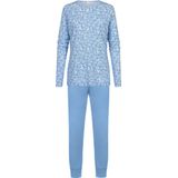 Mey - Flower Meadow - Pyjama - Blue Silk - Katoen