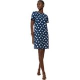 Mey - Scribbled Dots - Nachthemd - Deep Marine - 100% Katoen