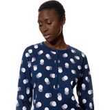 mey - Pyjama Serie Scribbled Dots - Deep Marine - Katoen
