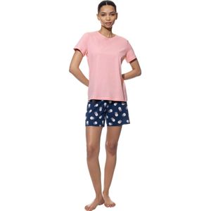 Mey - Scribbled Dots - Pyjama - Deep Marine - 100% Single-Jersey