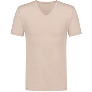 Hemd - V-hals - Blauw - 92% Katoen / 8% Elastaan