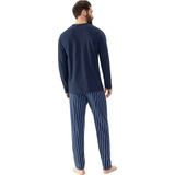 Yacht Blue - Pyjama - V-hals - Lange Mouwen - Comfortabel