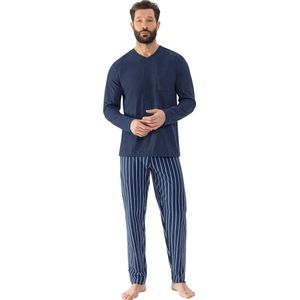 Yacht Blue - Pyjama - V-hals - Lange Mouwen - Comfortabel