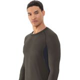 mey - T-shirt met Lange Mouwen - Olive Beach - Coolmax Vezels