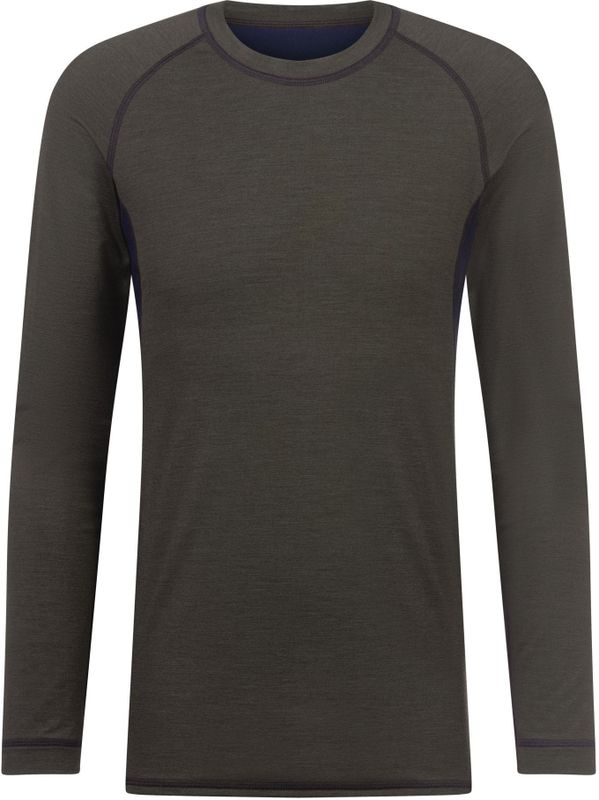 mey - T-shirt met Lange Mouwen - Olive Beach - Coolmax Vezels