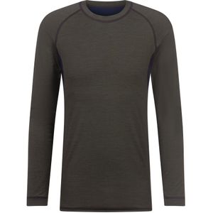 mey - PRFRMNC+ - Thermoshirt - Olive Beach - 48% Scheerwol, 48% Polyester, 4% Elastaan