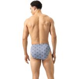 mey - Jazzbroek - Galactic Blue - Serie Stripes With Small Pattern