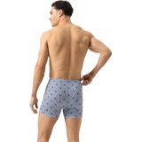 mey - Korte Boxershort - Galactic Blue - Serie Stripes With Small Pattern