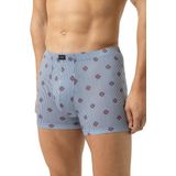 mey - Korte Boxershort - Galactic Blue - Serie Stripes With Small Pattern