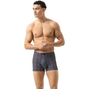 mey Male - Trunk Shorty - Galactic Blue - Serie Elegant Pattern