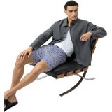 mey - Korte broek - Galactic Blue - Serie Stripes With Small Pattern