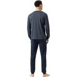Bennison - Lange Pyjama - Yacht Blue - Oeko-Tex® Standard 100