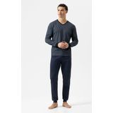 Bennison - Lange Pyjama - Yacht Blue - Oeko-Tex® Standard 100