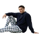 mey - Lange Broek - Yacht Blue - Serie Perfect Check