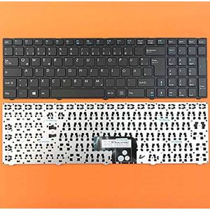 T-ProTek DUTSCHE - zwart toetsenbord toetsenbord compatibel met Medion Akoya E7228, E7228T
