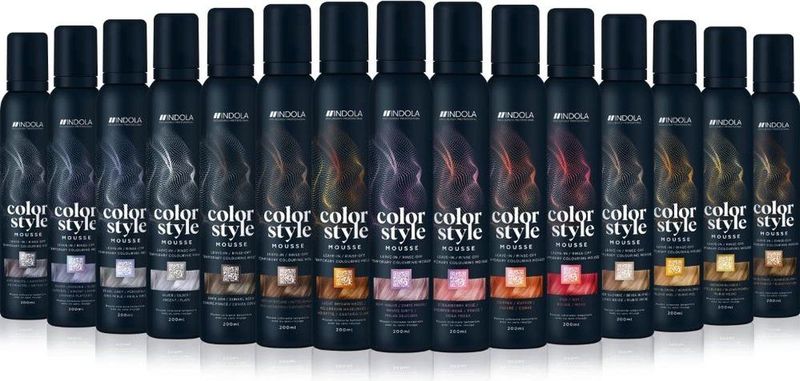 Indola - Color Style - Styling Mousse - Vegan - Glanzend - Volume