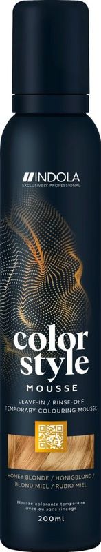 Indola - Profession Color Style - Styling Mousse - Honing Blond - 200 ml