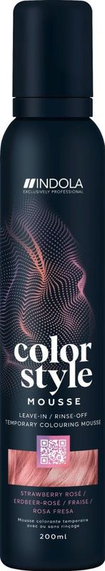 INDOLA - COLOR STYLE - Styling Mousse - Vegan - Glanzend - Volume