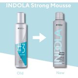 Indola - Strong Mousse - Styling Mousse - 200ml - Veganistisch