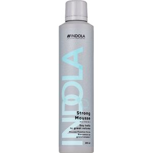 Indola - Strong Mousse - Styling Mousse - 200ml - Veganistisch