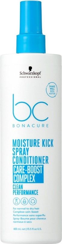 Schwarzkopf - BC Bonacure MOISTURE KICK Spray Conditioner - 400 ml - Veganistisch Haarproduct