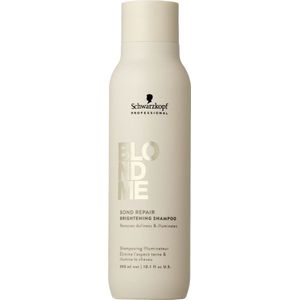 Schwarzkopf - BLONDME Bond Repair - Shampoo - 300 ml - Amandelolie