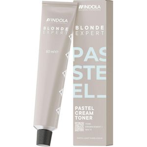 Indola - Blonde Expert Pastel Cream Toner - Haarstyling - Zilvergrijs - 150ml