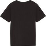 Sportshirt - Zwart - Wit - 100% Katoen (Minimaal 30% Gerecycled)