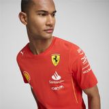Puma - Sf Sainz - T-shirt - Rood - Korte Mouwen