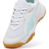 PUMA Unisex Kids Solarflash Iii Jr Indoor Court Schoen, Puma Witte Elektrische Pepermunt, 10