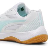 PUMA Unisex Kids Solarflash Iii Jr Indoor Court Schoen, Puma Witte Elektrische Pepermunt, 10