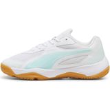 PUMA Unisex Kids Solarflash Iii Jr Indoor Court Schoen, Puma Witte Elektrische Pepermunt, 10