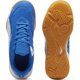 PUMA - Solarflash III - Indoor Sportschoenen - Blauw/Wit - Bovenwerk van gerecycled materiaal