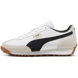 PUMA - Easy Rider Sneakers - Zwart/Wit - Leren Bovenkant