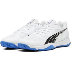 Puma Eliminate Turbo Hallenschuhe 01 - sun stream/sunset glow/puma black 45 für Herren, weiß, Gr. 45 EU / 10,5 UK