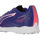 PUMA - Ultra 5 Play Tt - Voetbalschoenen - Lapis Lazuli - Wit - Zonsondergang Glow